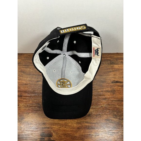 Favorite Boston Bruins Mens Size OS Adjustable Black Hat NHL Hockey‎ Embodied - Picture 9 of 10